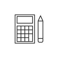 calculator vector for Icon Website, UI Essential, Symbol, Presentation