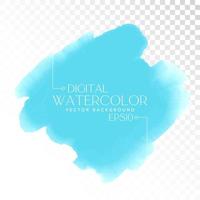 Vector digital watercolor brush stain. Colorful painted stroke for backdrop. Artistic painted background.