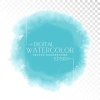 Vector digital watercolor brush stain. Colorful painted stroke for backdrop. Artistic painted background.