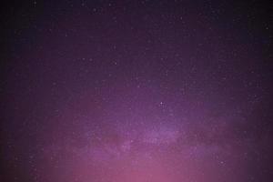 view on Milky Way galaxy in night sky photo