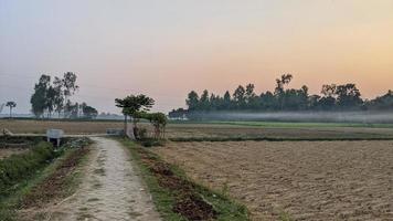 Village Road Image Sunshine Evening time photo