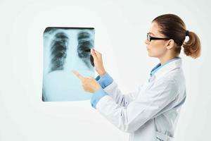 doctor x-ray in hand diagnostics hospital professionals photo