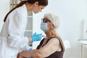 patient covid passport drug injection photo