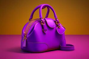 Beautiful women leather handbag photo