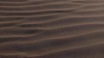 areia sopro dentro lento movimento dentro a deserto video