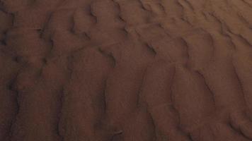 Camera Pans Across Sand Patterns In Desert video