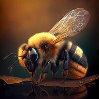 honey bee illustration photo