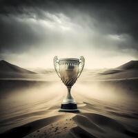 trophy illustration AI Generated photo