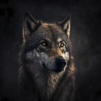 wolf activity illustration photo