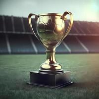 trophy illustration AI Generated photo