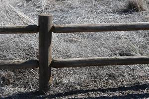 Fencing at The Painted Hills in Wheeler County, Oregon photo