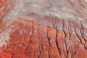 Close up of a hill at The Painted Hills in Wheeler County, Oregon photo