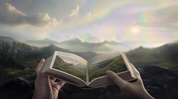 Creative Photo Manipulation World Book Day -