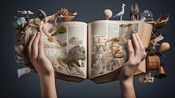 Creative Photo Manipulation World Book Day -