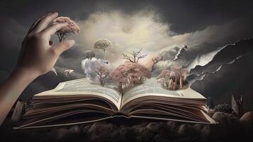 Creative Photo Manipulation World Book Day -