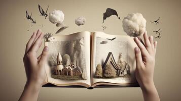 Creative Photo Manipulation World Book Day -