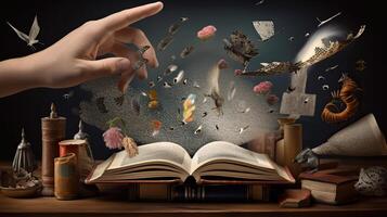 Creative Photo Manipulation World Book Day -