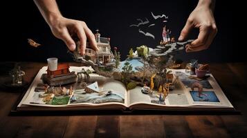 Creative Photo Manipulation World Book Day -