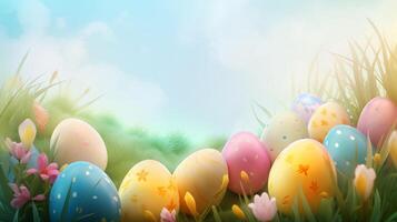 Easter day background - photo