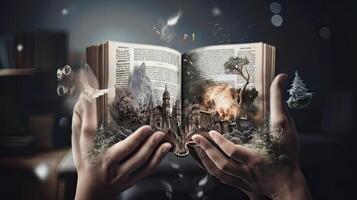Creative Photo Manipulation World Book Day -