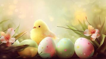 Easter day background - photo