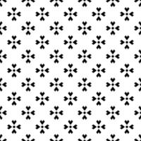 Small Motif Pattern. Black and white vector seamless modern stylish abstract texture. Repeating geometric elements