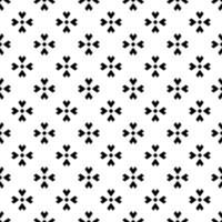 Small Motif Pattern. Black and white vector seamless modern stylish abstract texture. Repeating geometric elements