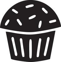 Cake icon symbol vector image. Illustration of the bakery birthday isolated design image. EPS 10