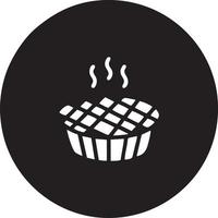 Cake icon symbol vector image. Illustration of the bakery birthday isolated design image. EPS 10