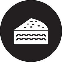 Cake icon symbol vector image. Illustration of the bakery birthday isolated design image. EPS 10