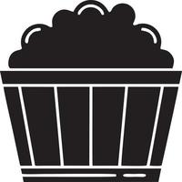 Cake icon symbol vector image. Illustration of the bakery birthday isolated design image. EPS 10