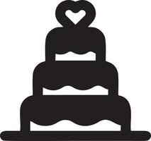 Cake icon symbol vector image. Illustration of the bakery birthday isolated design image. EPS 10