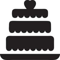 Cake icon symbol vector image. Illustration of the bakery birthday isolated design image. EPS 10