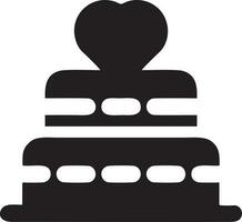 Cake icon symbol vector image. Illustration of the bakery birthday isolated design image. EPS 10