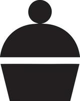 Cake icon symbol vector image. Illustration of the bakery birthday isolated design image. EPS 10