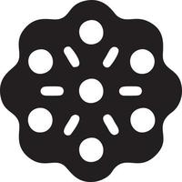 Cake icon symbol vector image. Illustration of the bakery birthday isolated design image. EPS 10