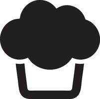 Cake icon symbol vector image. Illustration of the bakery birthday isolated design image. EPS 10