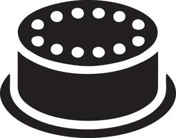 Cake icon symbol vector image. Illustration of the bakery birthday isolated design image. EPS 10