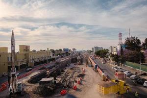 Queretaro, Mexico - March 25 2023 - Status of the remodeling process of 5 de febrero avenue photo