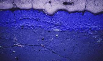 old blue wall photo