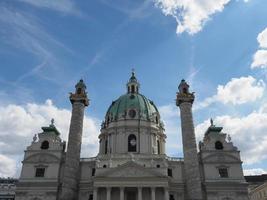 Karlskirche church in Vienna photo