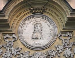 San Francesco Assisi bas relief circa 1761 in Turin photo