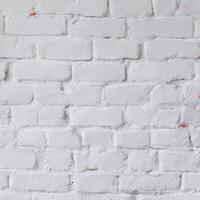 white brick wall background AI photo