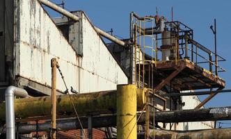 abandoned factory ruins photo