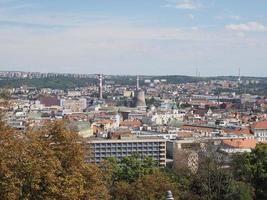 Aerial view of Brno photo