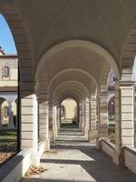 La Certosa former monastery and insane asylum entrance portal in photo