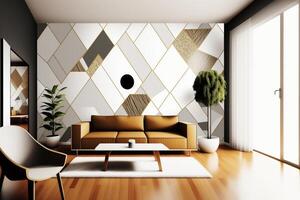 modern home interior background by photo