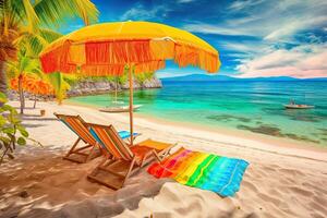 Small beach paradise to relax, photo