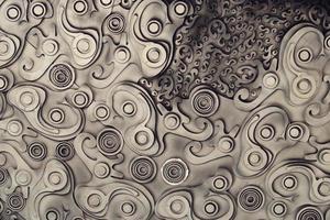 elegant abstract background decoration in circles in silver photo