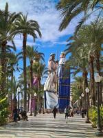 Spain's largest nativity scene in Alicante during the day photo